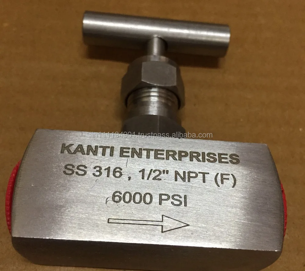 1/4"" needle valve