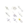 Air Medical Pin IV Infusion Mini Non Vented Spike Valves Vial Adapter With Cap Filter