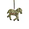 Paper mache hand painted Zebra animal wholesale Christmas decorations craft ornaments India