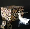 Luxury Brocade Silk Tassel Embellished Hinged Lid Silk Gift Box