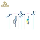 colorful eyeglasses pouch Microfiber with drawstrings D02