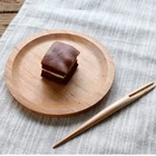 Wooden Beechwood Dish Plate 14cm Home Decor Kitchen table Decor