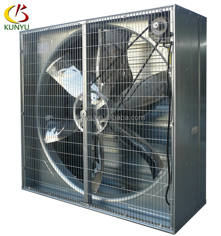 greenhouse galvanized frame exhaust fan of cooling system with