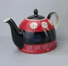 Decorative Ceramic Teapots 2,000ml from Thailand Handpainted Stoneware