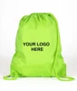 Custom Promotional Polyester Drawstring Bag/Advertising drawstring backpack/Personalized cinch backpack bag