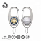 Custom 3D Logo PVC Ball Printing Hook Keychain