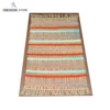 Hand woven custom dhurrie kilim rugs multi color 100% jute TRS-18 light weight kilim