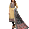 Indian supplier salwar kameez /Adorable Light Yellow color Embroidery Salwar suit