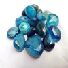 blue onyx tumbled stones home and garden decoration for flower pot