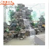 landscape indoor wall home decoration waterfall fiberglass rocks mini pond decoration waterfall indoor water