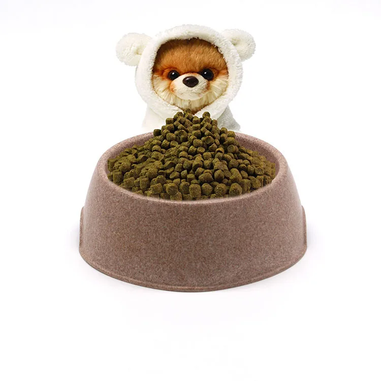Bamboo Fiber Durable Dog Feeding Covered Bamboo Dog Bowl Pet Food Pet Bowl