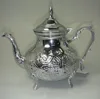 Moroccan Silver Plated Brass Teapots