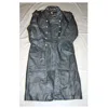Army Leather Great coat/military wool jacket/coat