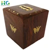 Bestseller Antique Look Carved Wooden Money Box Piggy Bank/ Money Saving Box