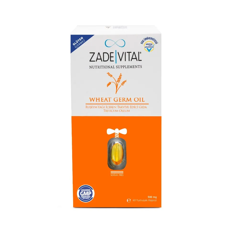 cold pressed wheat germ oil soft gelatin capsules - zade vital