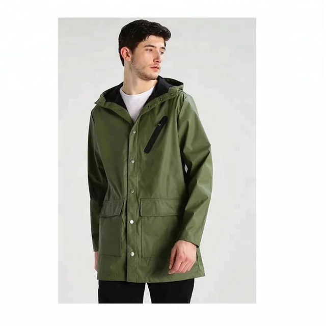 long rain jacket photo