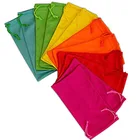 Custom Multi-color microfiber bag sunglasses storage drawstring sealing pouches
