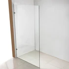 custom size 8mm 10mm tempered glass for bathroom partition