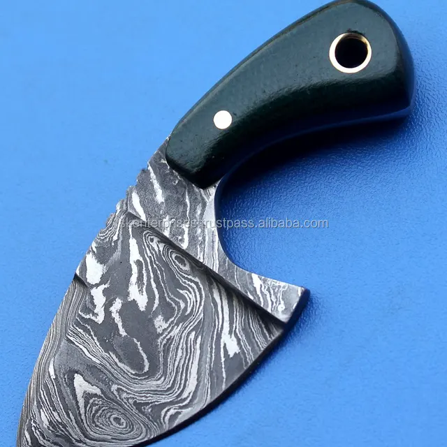 Hand Made Damascus Steel Skinner Knife with Micarta sheet handle SK-294