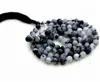 Rutilated Quartz 108 Mala Beads Tassel Long Necklace