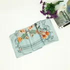 silk satin fabric shawl digital print custom logo on scarf hangzhou fy textile