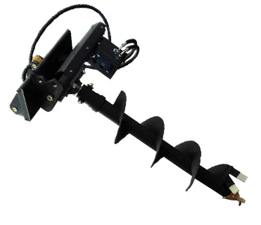 Mini skid steer loader HYSOON HY380 auger.jpg