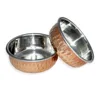 Ski Group Of Stainless Steel Pure Small Copper Bowl With Stylish Design