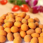 Spicy chilli roasted coated peanuts crackers snacks