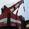 japan used 25 Ton Rough Terrain Crane KOBELCO RK250 25t crane in shanghai
