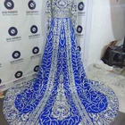 CRYSTALS WORK WEDDING DESIGNER MOROCCAN BRIDAL KAFTAN 2019