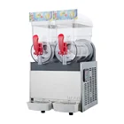 Double Tanks Frozen Drink Smoothie Making Machine Italian Malaysia Juice Slush Maker