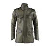 Latest design Men's 4 pocket Military style Leather Jacket Slim Fit party wear jacket 2019