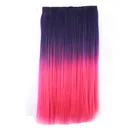 cheap two tone ombre color straight synthetic hair extension