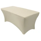 Custom Strech Table Covers 8ft Rectangular Spandex Table Covers Linen Tablecloth