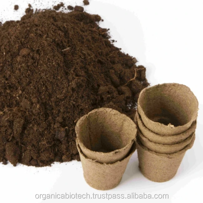 Bacteria decomposition of waste products into garden compost