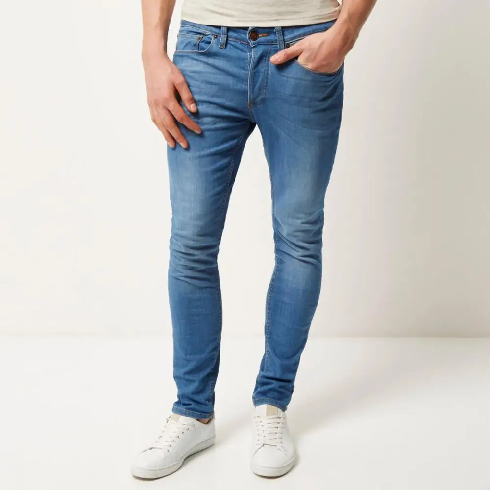 синие джинсы фото