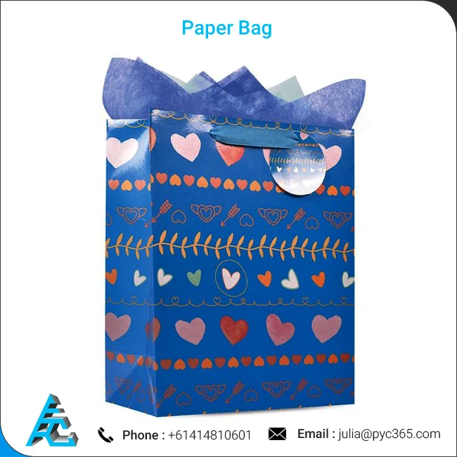 christmas party gift paper packaging bag
