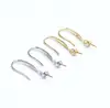 23x3mm Eco Life Luxury 925 Sterling Silver Earrings Hook Dangle Drop Ear Wire-0.84g/pairs