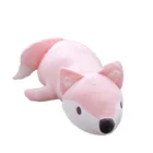 Wholesale custom-made luxurious long-tailed fox plush toys as baby pillows