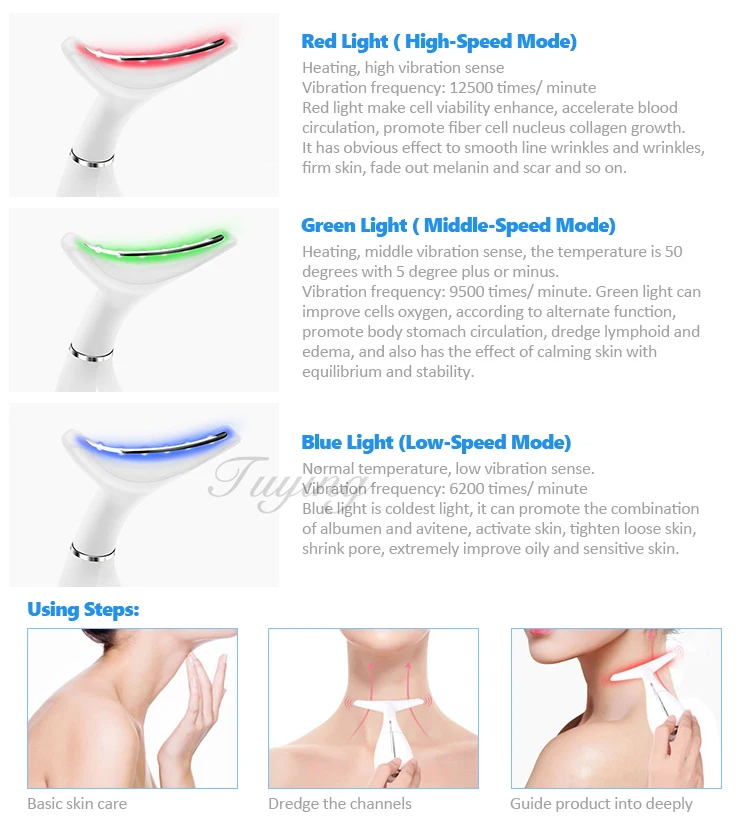 anti-aging neck guard massager anti-wrinkle vibration neck guard massager home use neck massager