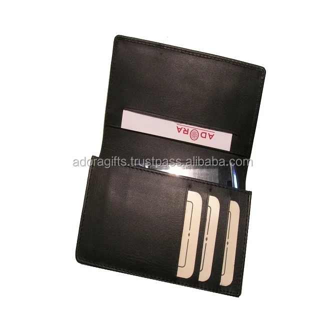 2018 new arrival black color oem logo smart wallet cell phone