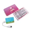 Credit Card MP3 Player, Name Card MP3,support TF card 1GB-8GB custom MP3 Player box+usb cable+headphone