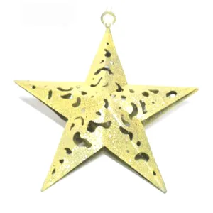 gifts & crafts ornament etched metal christmas ornament 769