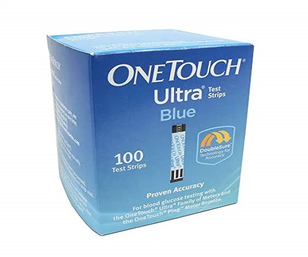 One Touch Ultra azul diabético tiras de prueba de envío rápido