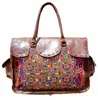 Vintage Banjara tote bag Leather Suede Embroidery Handmade Bag Boho Chic Tote Ethnic Tribal Gypsy Indian banjara bag