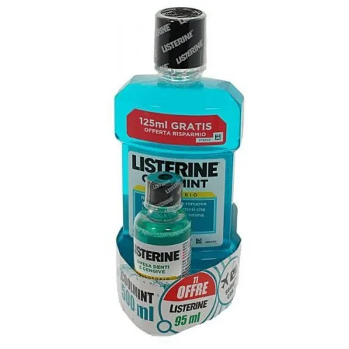 Listerine enjuague 500 ml + Listerine enjuague bucal mini 95 ml