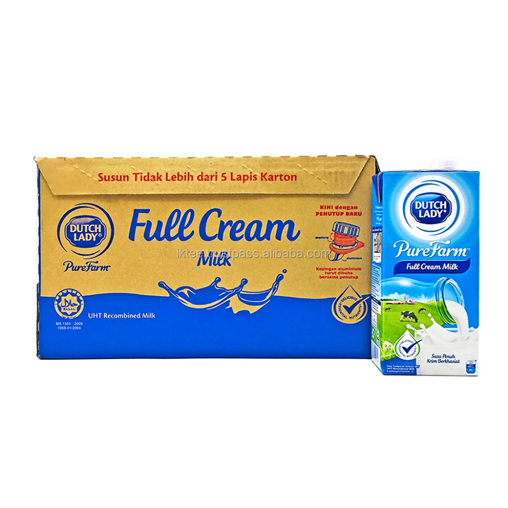 dutch lady uht milk long life skim milk 1l