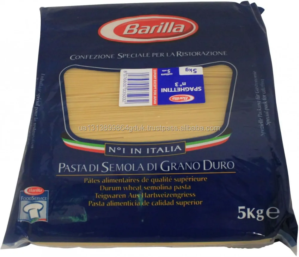 24 mois Durée de Conservation Pâtes Barilla Produit Type spaghetti