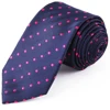 Custom Logo Formal Standard Size Necktie Groom Gentleman Men 100% Silk Dot Gravatas for Men Formal