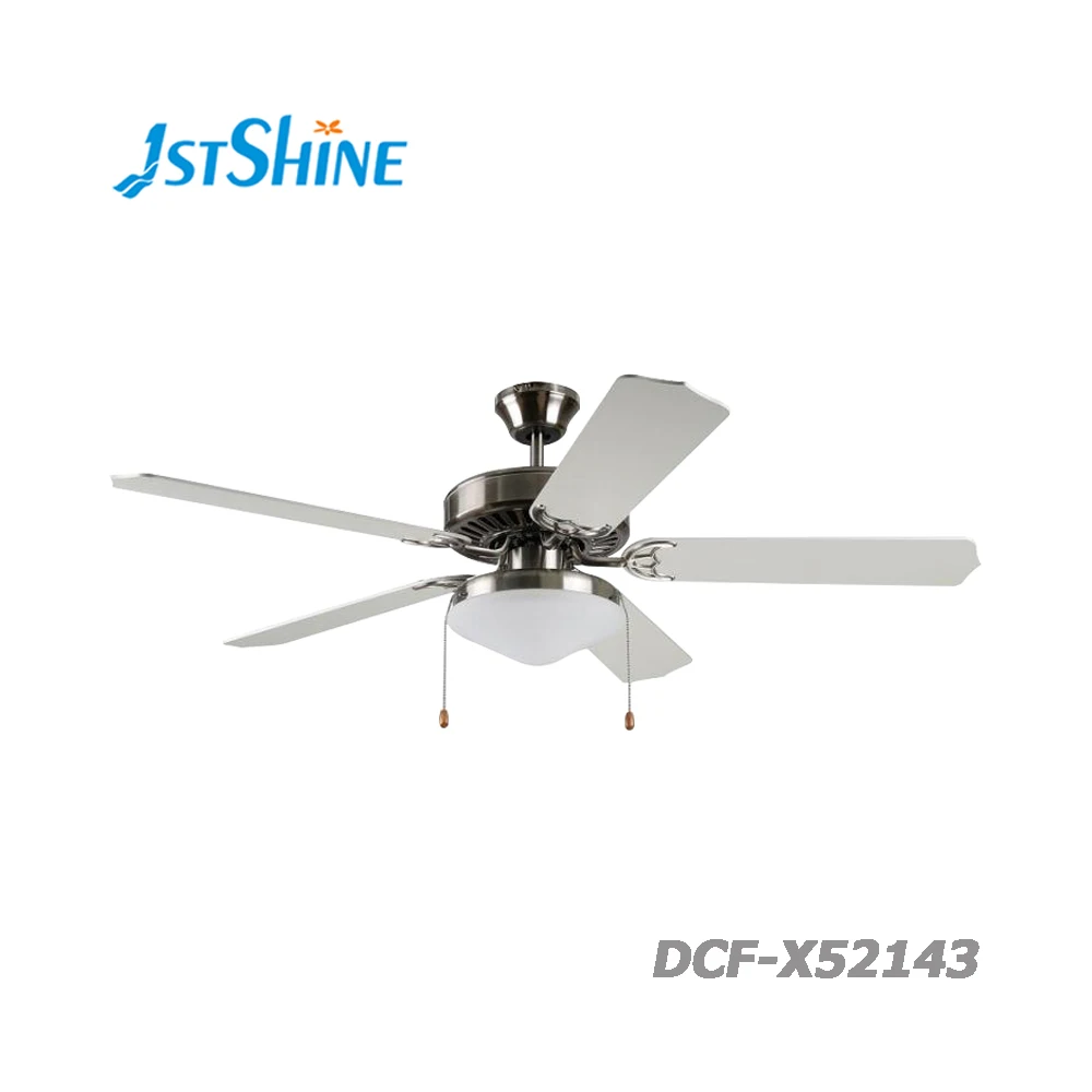 1stshine Modern Luxury 52 Inch 5 White Wood Blade Intertek Etl 110v Ac Ceiling Fan With Light For Usa And North American Buy Ceiling Fan With Remote